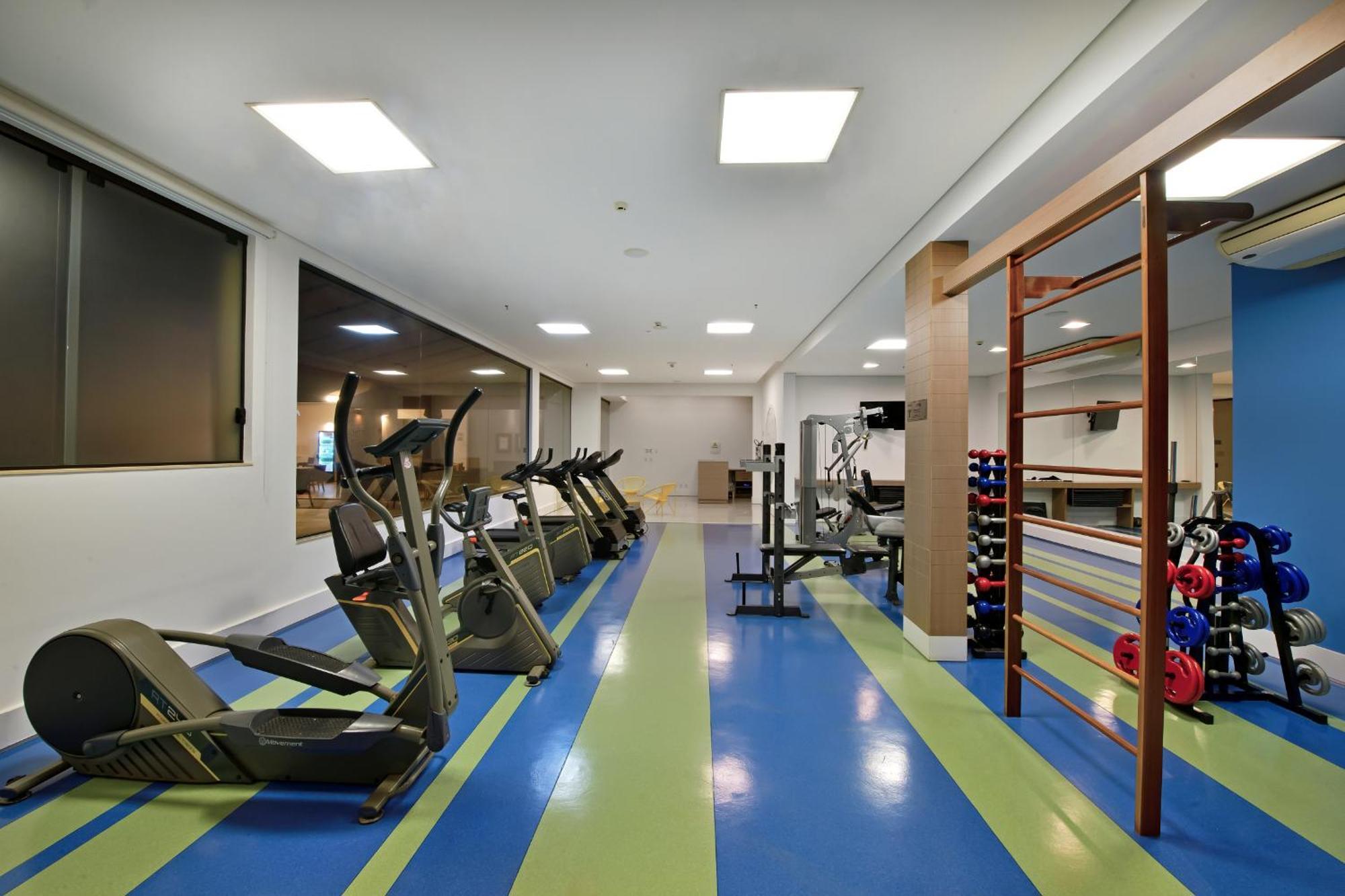 Hotel Mont Blanc Premium Ribeirão Preto Eksteriør bilde The gym at the hotel