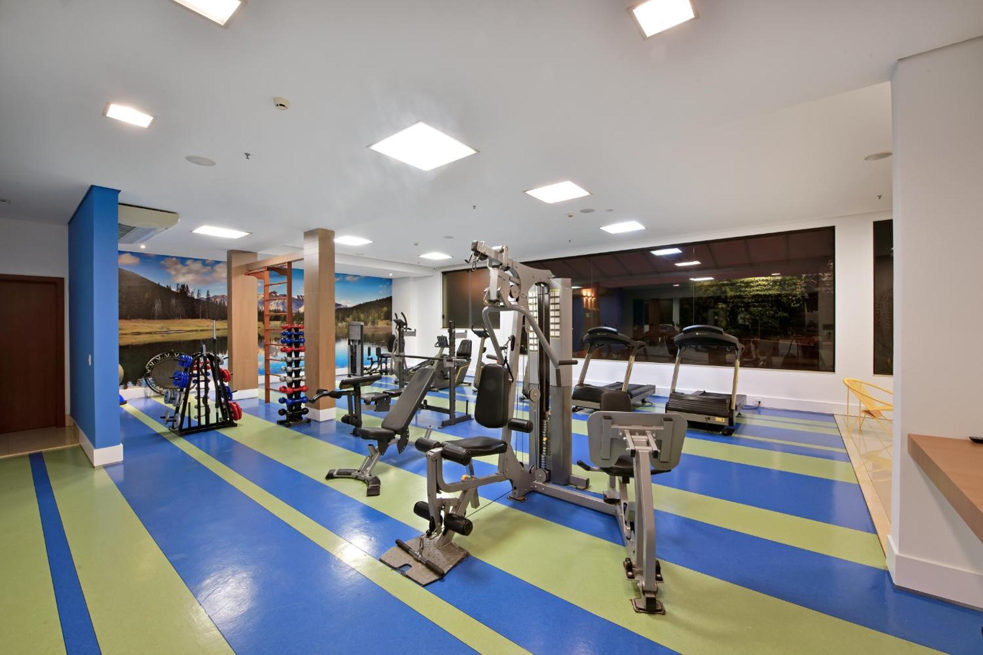 Hotel Mont Blanc Premium Ribeirão Preto Eksteriør bilde The gym at the hotel